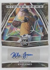 2022 Panini Elite Extra Edition Hidden Gems Black Kyle Jones #HG-KJ Auto 4f5