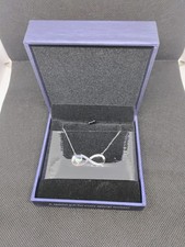 Infinity heart knot necklace