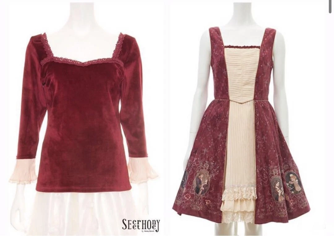 UNDERCOVER Vestito Campanella di Natale Miele Segreto La Bella e la Bestia