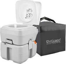 Portable Toilet, Camping Portable Toilet for Adults, 5.3 Gallon Waste Tank