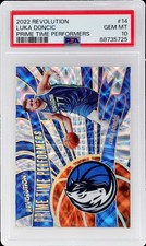 2022 Panini Revolution Luka Doncic #14 PSA 10 Prime Time Performers Basketball