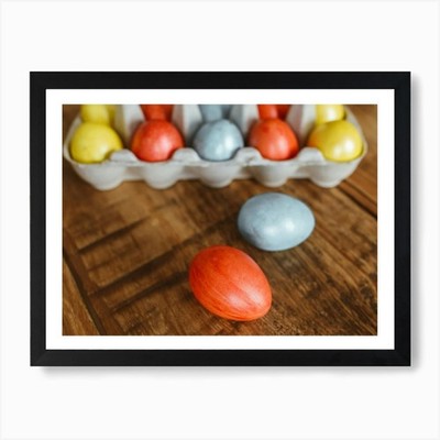 Ostereier 469 Kunstdruck gerahmt Wandbild Poster Leinwanddruck Bild