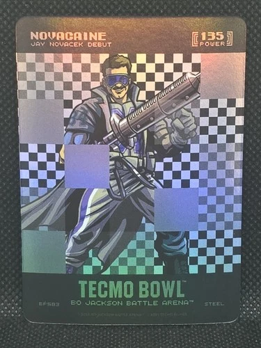 2026 Bo Jackson Battle Arena Tecmo Bowl Novacaine Big Pixel Steel SP 135 Power