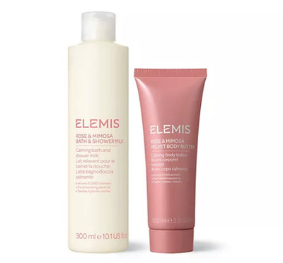 ELEMIS Bath & Shower Milk & Body Butter 2pc Choice Of