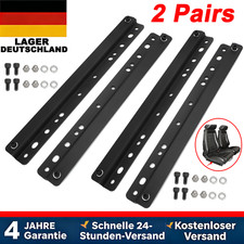 Pair Seat Low Rise Adapter Mounting Kit Fit BMW 2002 E21 E24 Recaro Scheel-Mann