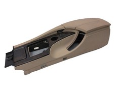 Mittelkonsole Armlehne Leder Dakota/Beige Holz Dekor passt für BMW  5 TOURING