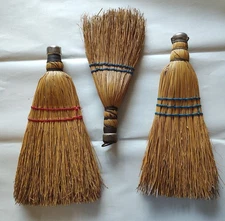 Older Whisk Hand Brooms - Use for Workshop Clean Up or Rustic Decor