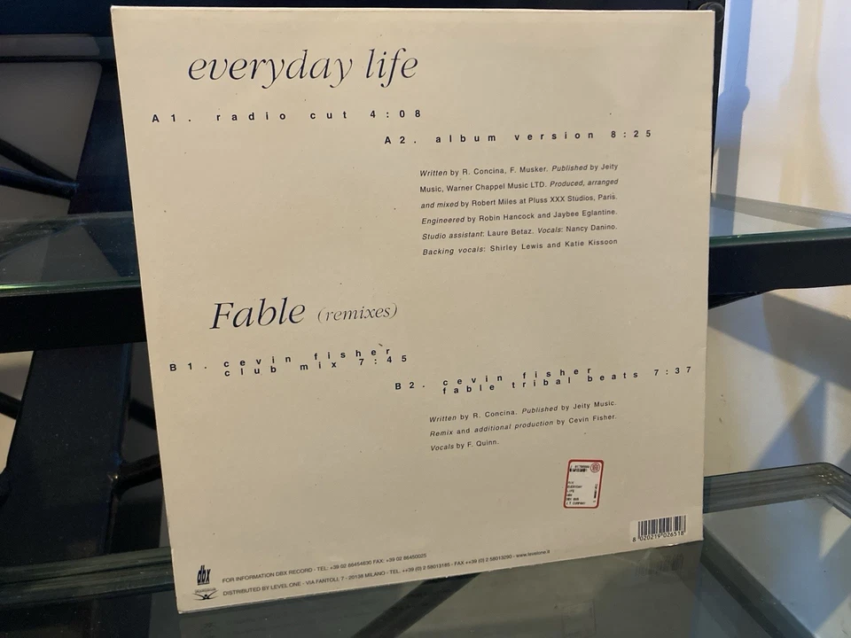 VINYLE 33T 12” - ROBERT MILES - EVERYDAY LIFE - 1998 ELECTRO TRANCE HOUSE 🎧⭐️ - Photo 2/3