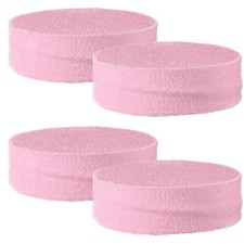 Sweat Absorbing Head Band, 4Pcs Nylon/Cotton Pink