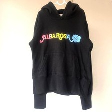 ALBA ROSA Gradient Logo Pullover in Black Free Size 100% Cotton From JAPAN