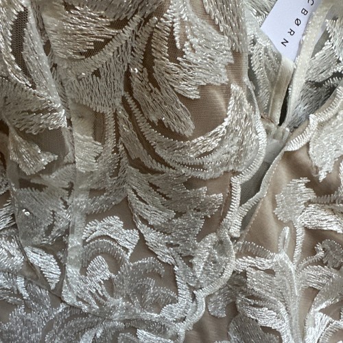 Abito elegante bianco midi in rilievo Baltic Born Jaqueline - Medium nuovo con etichetta - Foto 4 di 7