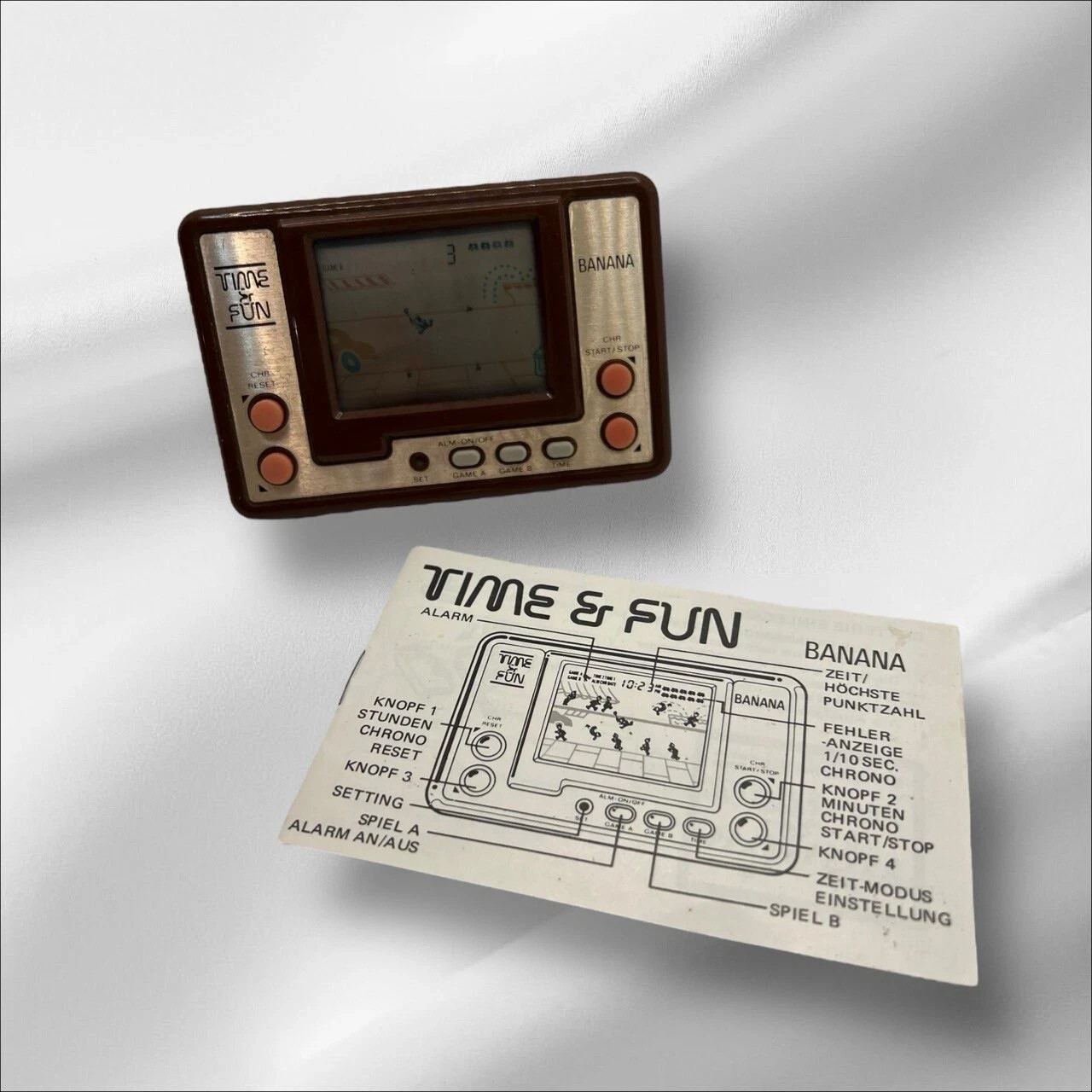 BANANA TIME & FUN - JUEGO LCD - V-TECH - 1981