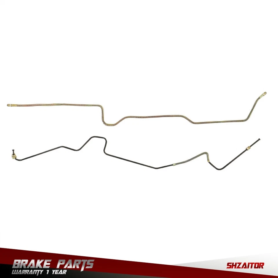 Brake Hydraulics Brake Line Set w/o Abs For Jeep Wrangler Tj 1997-2006 4.0L - Image 3 of 4