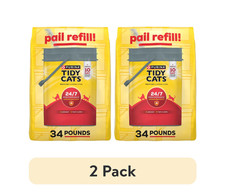  2 pack Purina Tidy Cats 24/7 Performance Clumping Cat Litter, 34 lb Bag