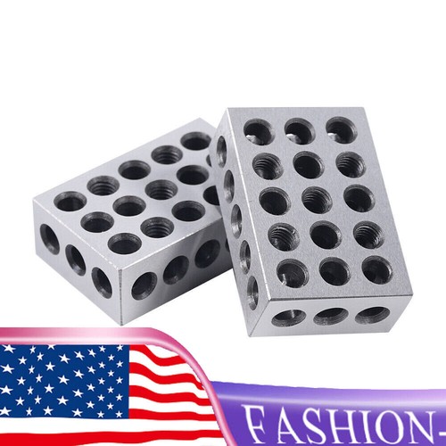 10pc 1-2-3" Precision Blocks 23 Holes Set up Block Set 0.0001" Matched Mill HOT - Picture 7 of 9
