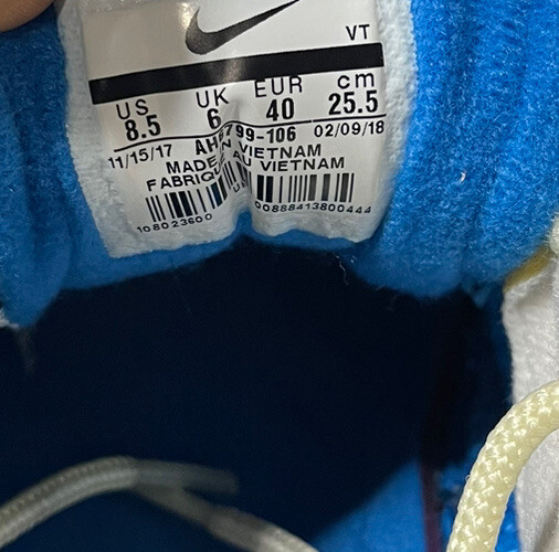 プルル Preowned- Nike Air Max 98 Blue Nebula AH6799-106 Womens