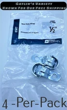Pro Connex One Hole Click on Strap 1/2" EMT 44920, 4 pack, 