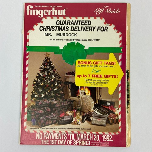 Vintage Fingerhut 1991 Gift Guide Holiday Catalog Toys Video Games PC's 88 pages - Bild 1 von 9