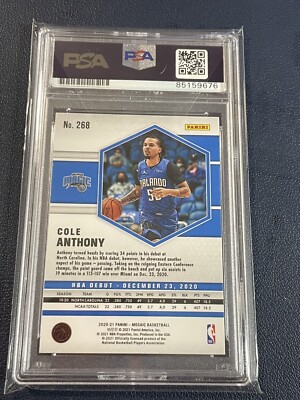 Cole Anthony PSA10 RC auto 50シリ超貴重 Cole Anthony PSA10 RC auto 50シリ超貴重 Cole Anthony PSA10 RC auto
