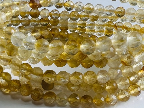 Citrin Stretch Armband facettiert 5mm Top Qualität Naturstein Heilstein Zitrin - Bild 4 von 8