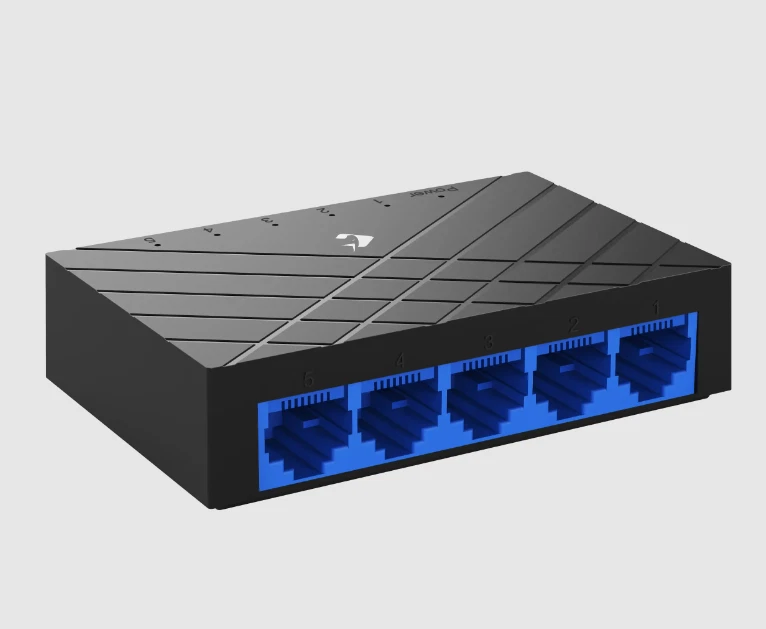 Gigabit 5 Port RJ-45 LAN Duplex Ethernet Switch Hub 10/100/1000mbps - Image 4 of 4