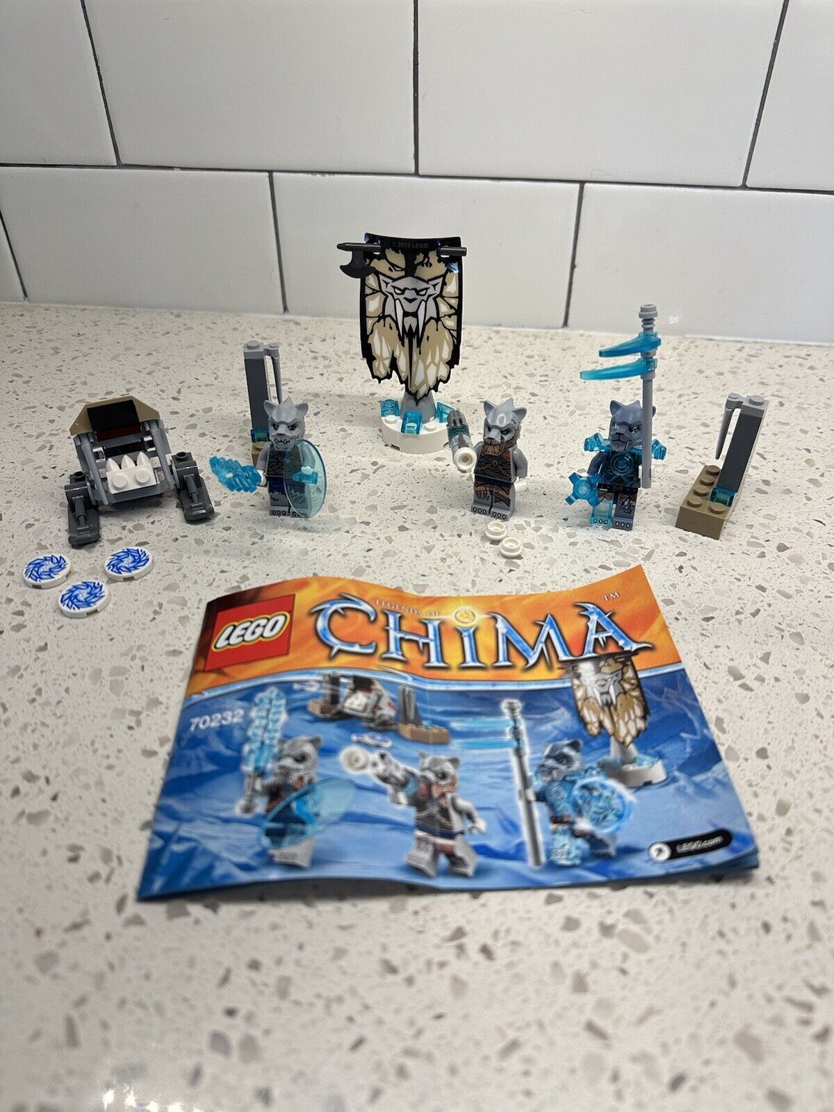 LEGO LEGENDS OF CHIMA: Saber Tooth Tiger Tribe Pack (70232) 100% Complete