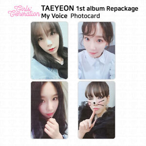 SNSD Taeyeon 1st álbum mi voz fino de tipo A Tarjeta con fotografía oficial K-pop 20