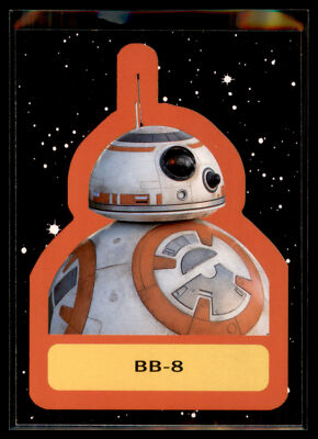 2017 Topps Star Wars Journey to The Last Jedi Character Retro Sticker BB-8