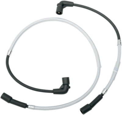 リクエスト品 Magnum Sterling Chromite II Braided Spark Plug Wires 09-16 Harley