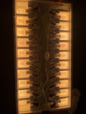 Dept 56 Village 99278 ~ 20 Socket Light Set Accessory   Tested and Works 