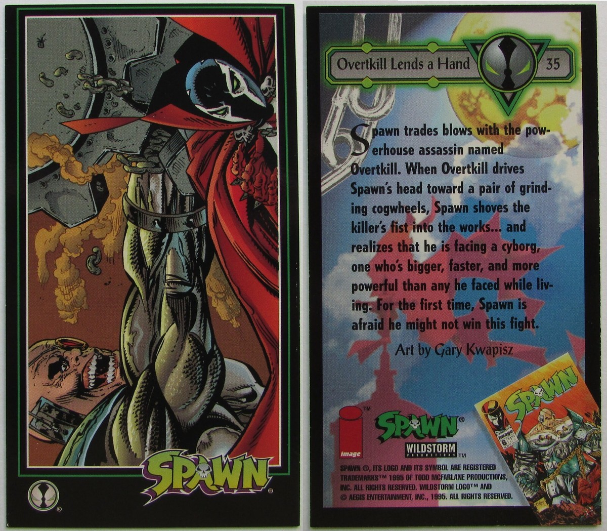 Spawn 1985 widevision/tall trading cards as low as 90 cents sold
