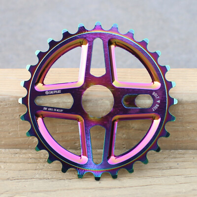 SALT PLUS BMX BIKE CENTER BICYCLE SPROCKET OIL SLICK ODYSSEY