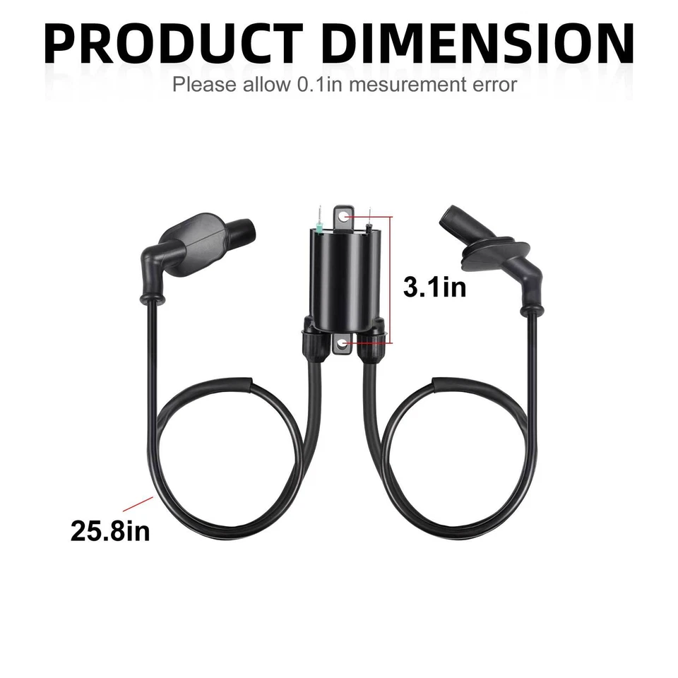 Bobina de encendido con tapa de bujía para Honda Valkyrie 1500 GL1500C 1997 - 2002 2003 Foto 2 de 4