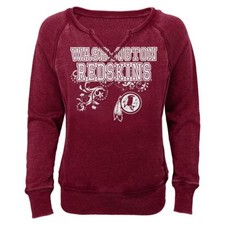 Washington Redskins NFL Teen Girls Raglan Sweatshirt, Size XS 0/1 - NWT
