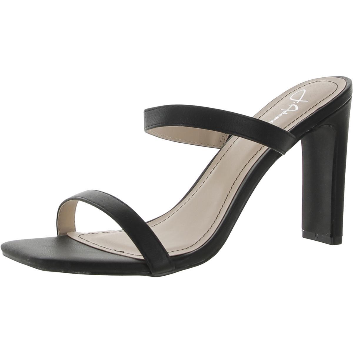 Женские туфли J. Adams Saint черного цвета из искусственной кожи на каблуке 8,5 см (B,M) BHFO 5321