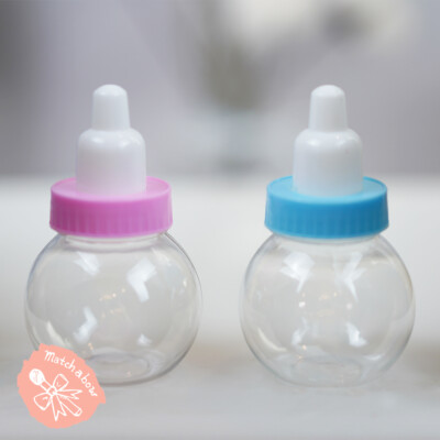 milk bottle baby shower favors