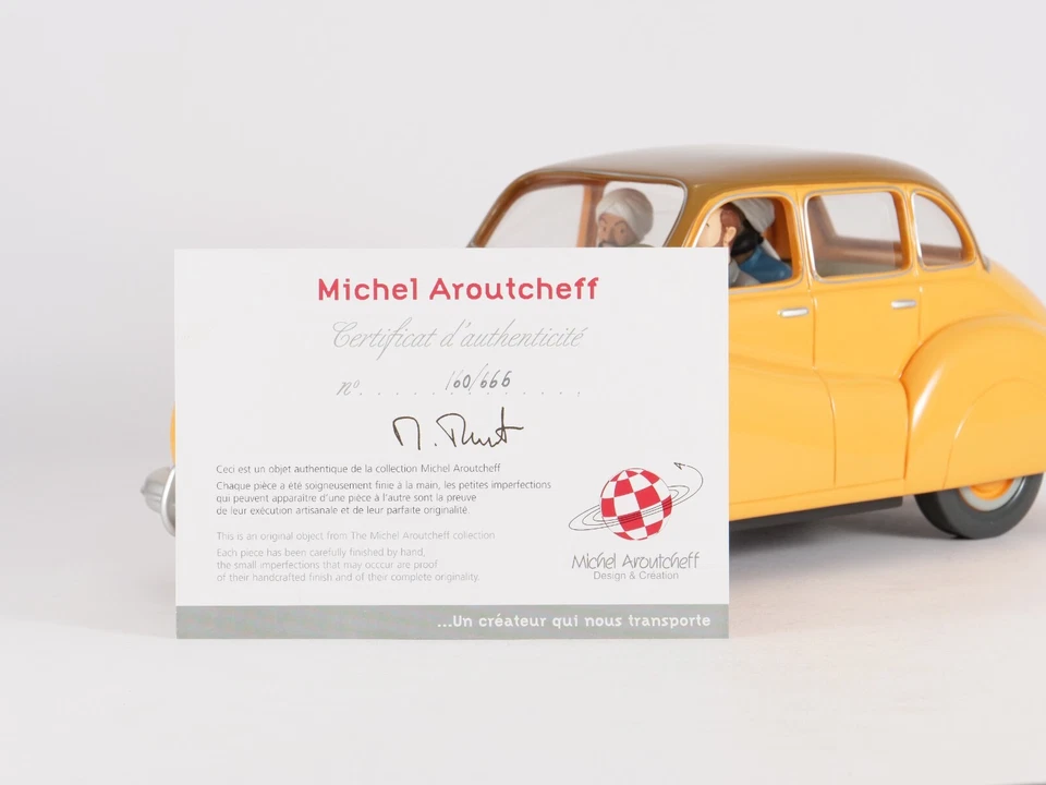 Aroutcheff Austin A70 Saloon (2005) – Blake & Mortimer – Résine/bois 37 cm - Photo 2/4