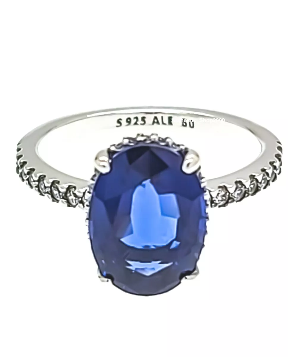 Blue stone hotsell ring pandora