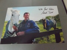 HAND SIGNED 11" x 8" PHOTO - MARK TODD - 3 DAY EVENTING EQUESTRIAN