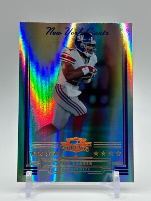 2006 Donruss Playoff Threads Tiki Barber Gold Holofoil 28/50 #67