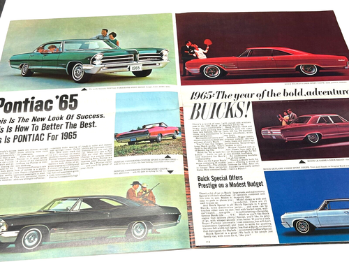 GM Acadian Buick Cadillac 1965 Chevrolet GMC Oldsmobile Pontiac folleto - Imagen 2 de 4