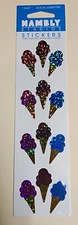Ice Cream Stickers Brand New Package Unopened glitter rainbow scrapbook summer