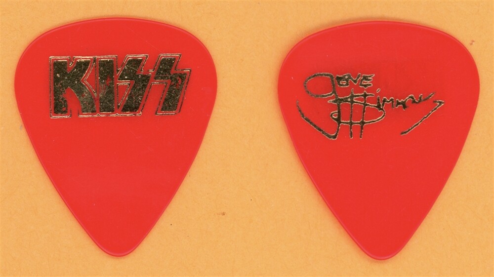KISS Gene Simmons Vintage Guitar Pick - 1985 Asylum Tour