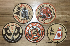 Star Wars Galaxy's Edge Oga's Cantina Coasters Complete Set of 5 New