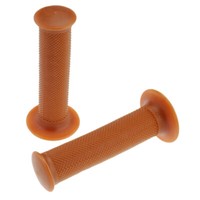 "Motorrad Griffgummi Orange FüR 7/8\" 22Mm Lenker 128Mm Cafe Racer Geschlossen"