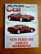 CAR Magazine June 1987 Ferrari 348GTB, Mazda 626 Fiesta CTX, Fiat Uno, Nissan Be