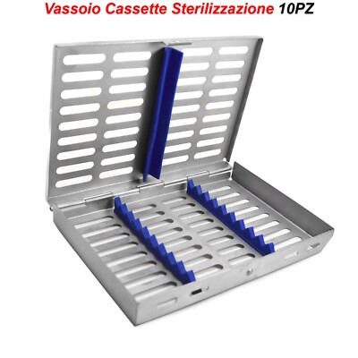 Vassoio Rack 10 Cassette Per Sterilizzazione Strumento Chirurgico - Foto 5