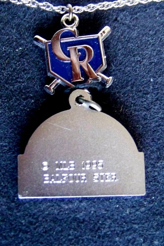1995 Colorado Rockies Sterling Silver necklace by Balfour, 1st Year Coors Field - Picture 4 of 10