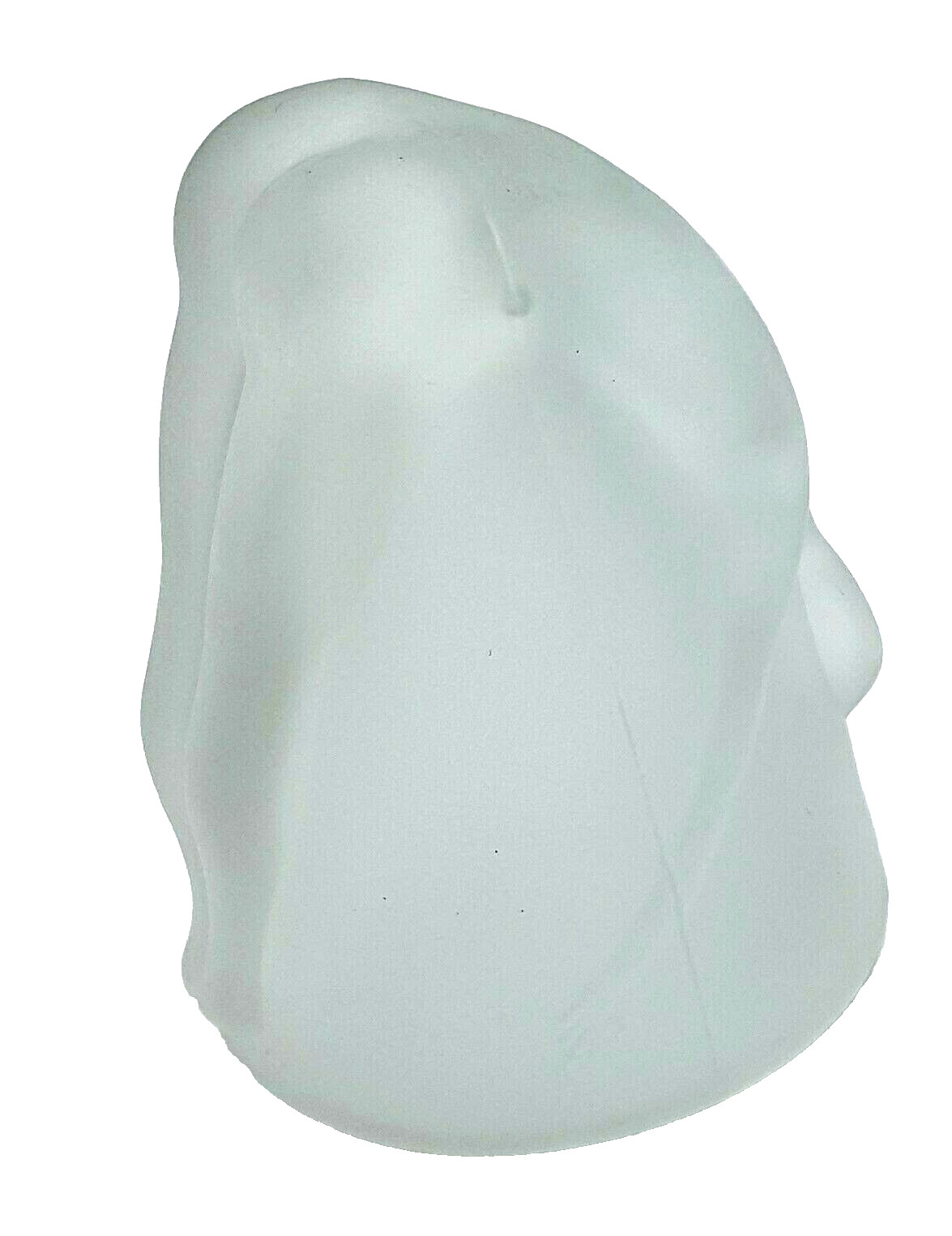 McKee Frosted Bottoms Up Shot Glass Pat #77725 With Green Jadeite Glass Coaster