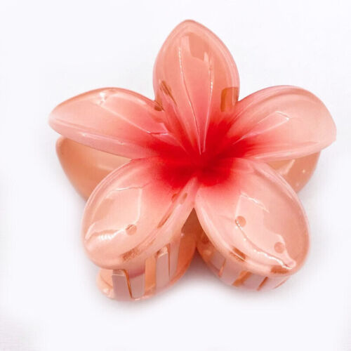 Summer Egg Flower Hair Clip Large Hair Claw Decor Beach Hawaii Holiday Dressing - Picture 34 of 70